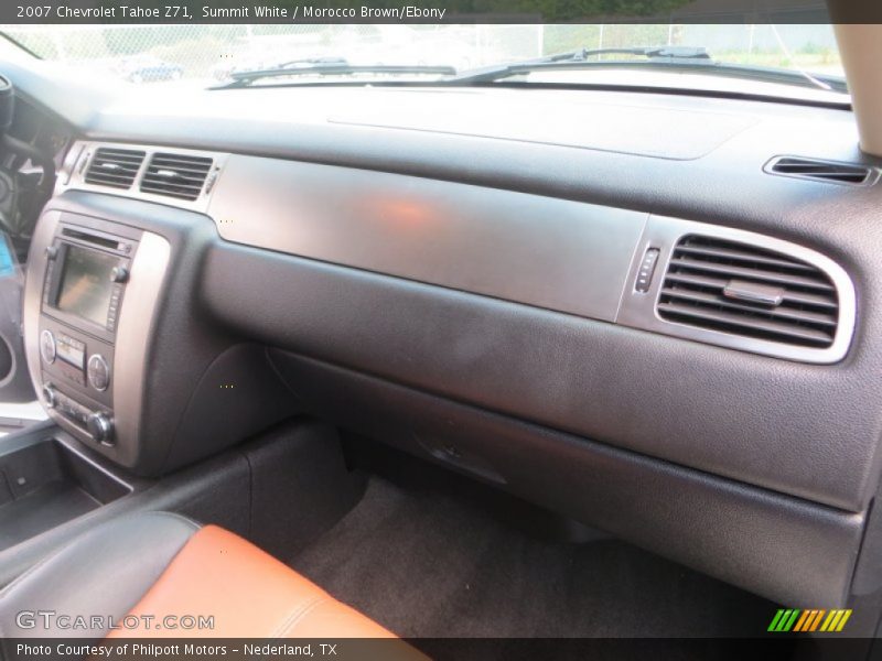Summit White / Morocco Brown/Ebony 2007 Chevrolet Tahoe Z71
