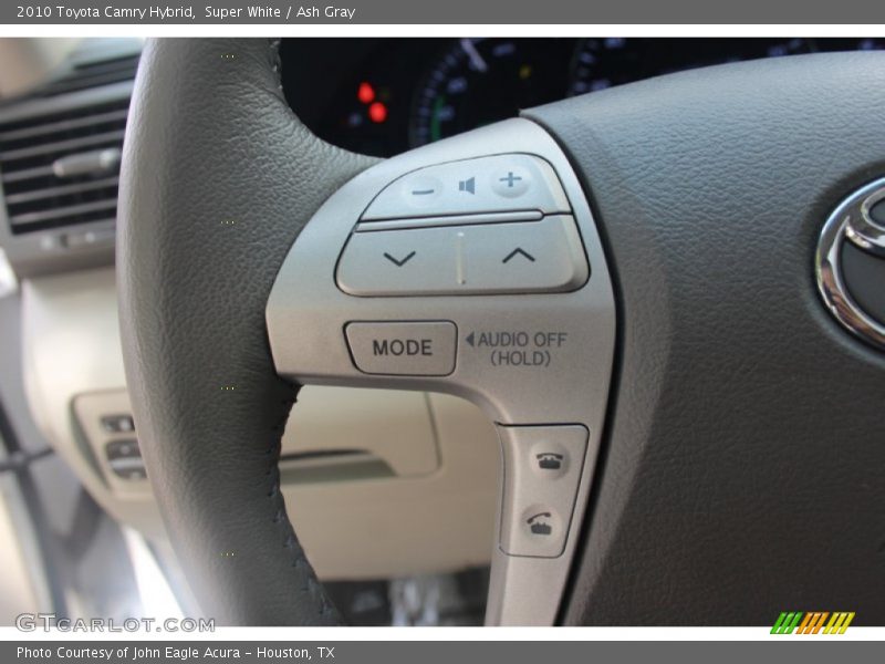 Super White / Ash Gray 2010 Toyota Camry Hybrid