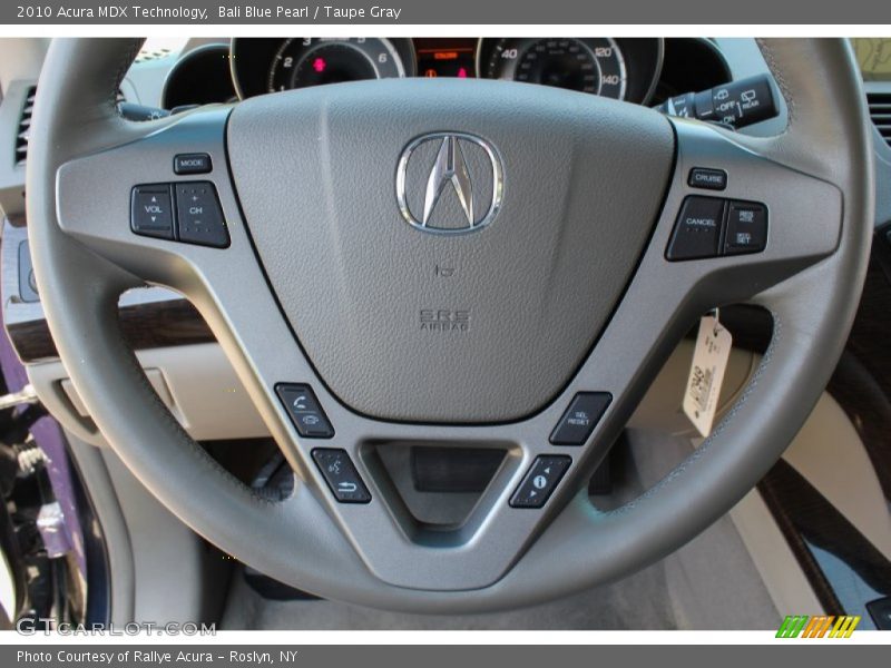 Bali Blue Pearl / Taupe Gray 2010 Acura MDX Technology