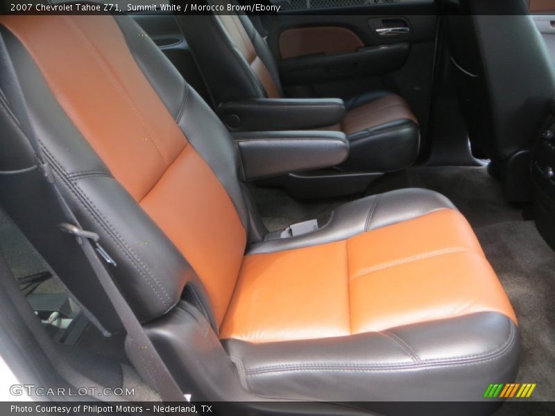 Summit White / Morocco Brown/Ebony 2007 Chevrolet Tahoe Z71