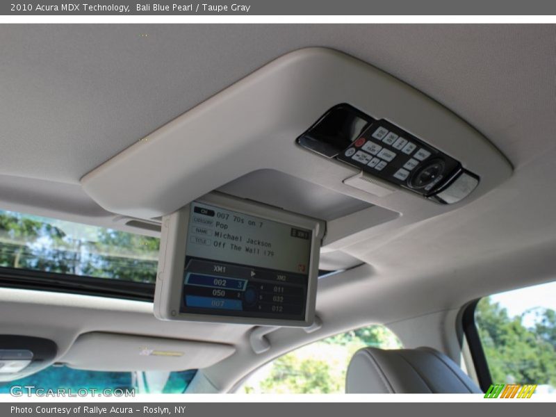 Bali Blue Pearl / Taupe Gray 2010 Acura MDX Technology