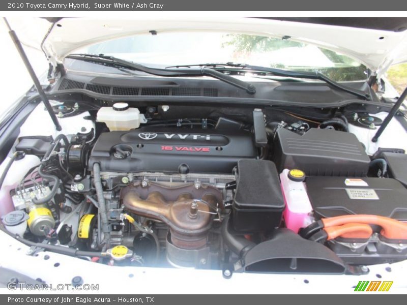 Super White / Ash Gray 2010 Toyota Camry Hybrid
