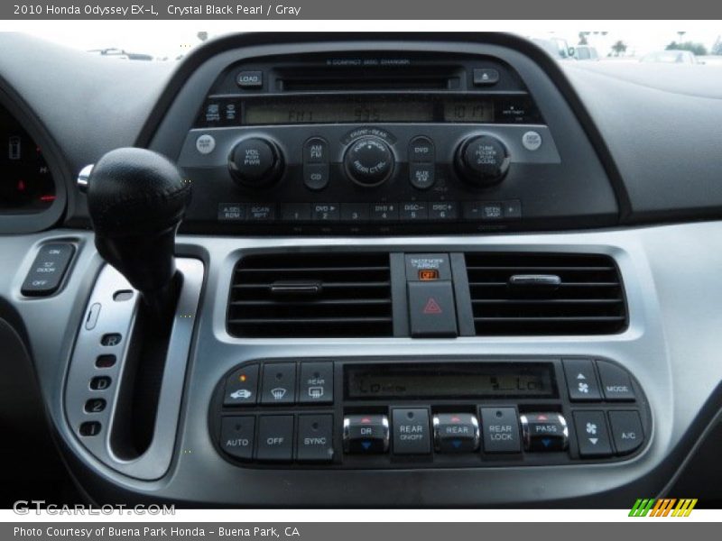 Crystal Black Pearl / Gray 2010 Honda Odyssey EX-L