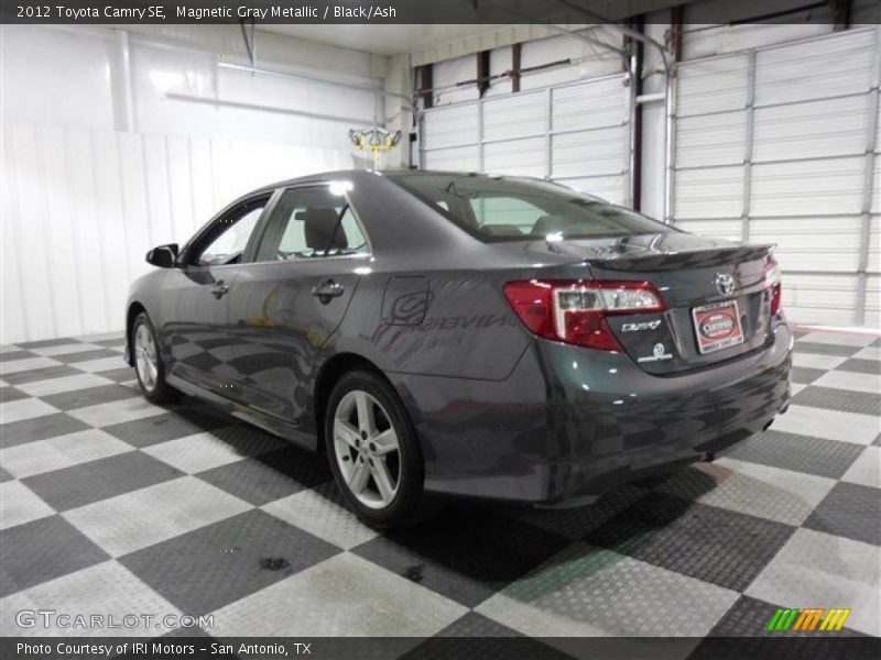 Magnetic Gray Metallic / Black/Ash 2012 Toyota Camry SE