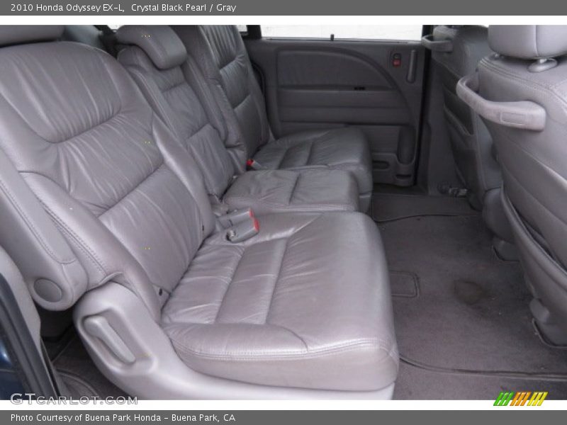 Crystal Black Pearl / Gray 2010 Honda Odyssey EX-L