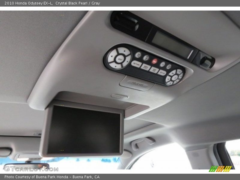 Crystal Black Pearl / Gray 2010 Honda Odyssey EX-L