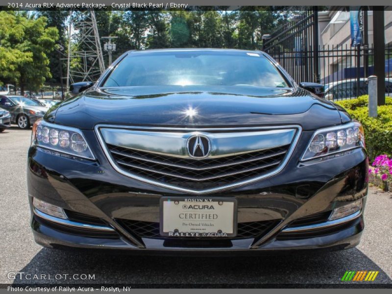 Crystal Black Pearl / Ebony 2014 Acura RLX Advance Package