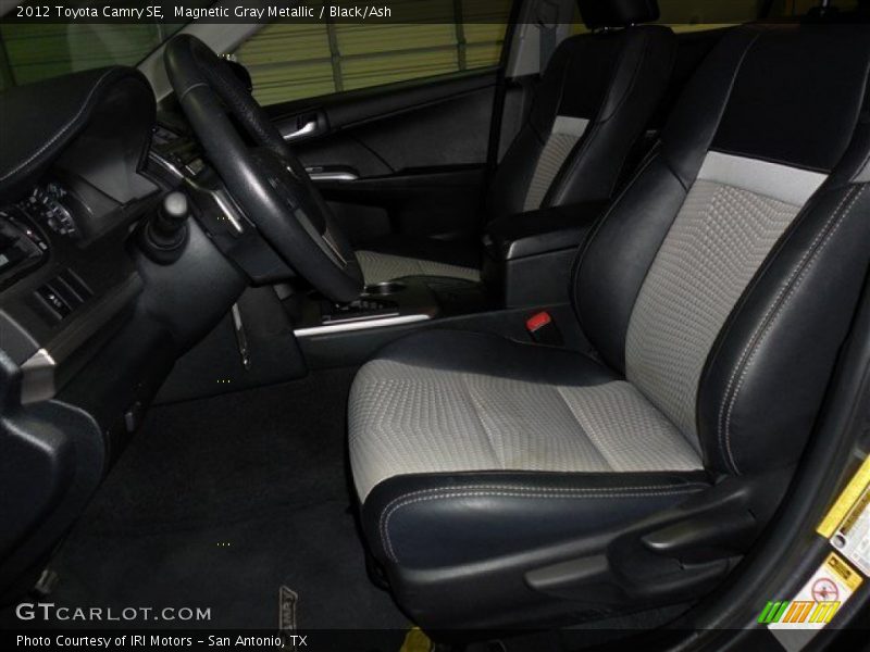 Magnetic Gray Metallic / Black/Ash 2012 Toyota Camry SE