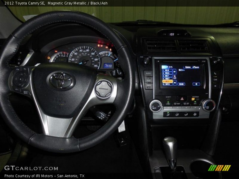 Magnetic Gray Metallic / Black/Ash 2012 Toyota Camry SE