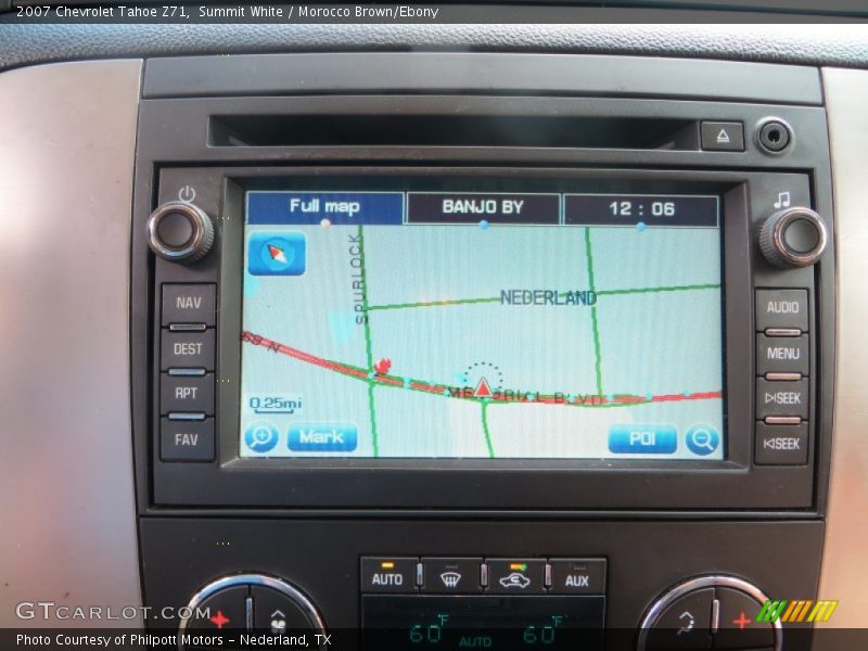 Navigation of 2007 Tahoe Z71