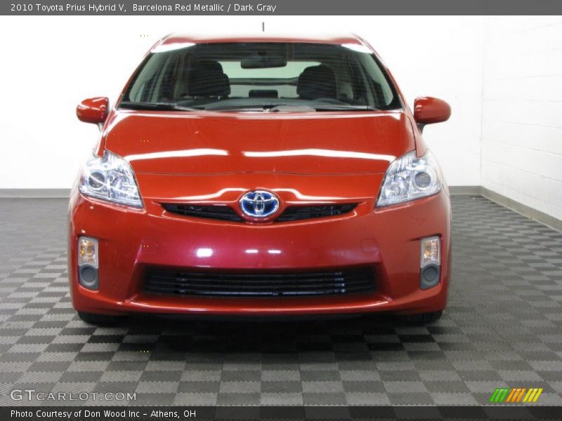 Barcelona Red Metallic / Dark Gray 2010 Toyota Prius Hybrid V
