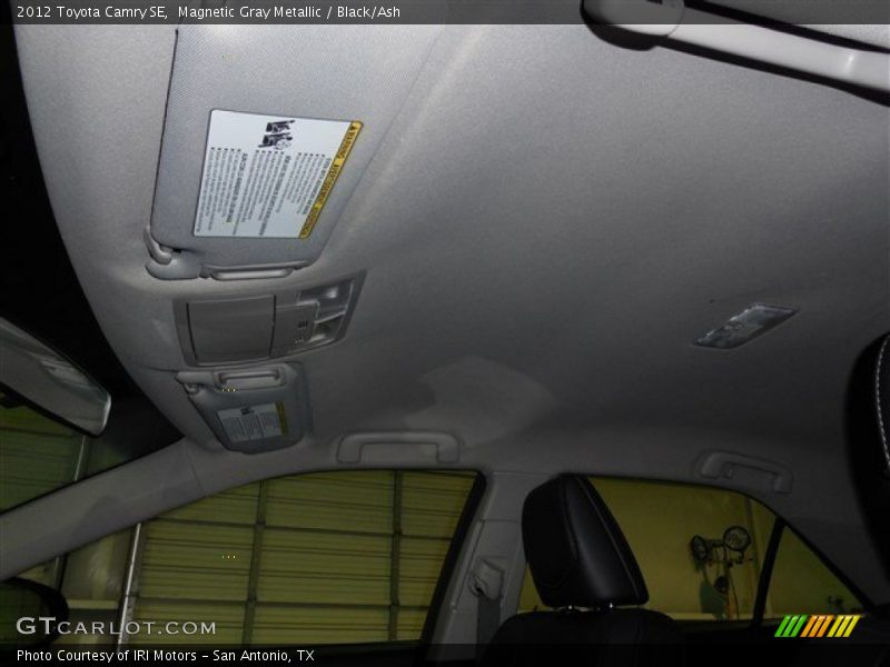 Magnetic Gray Metallic / Black/Ash 2012 Toyota Camry SE
