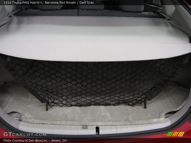 Barcelona Red Metallic / Dark Gray 2010 Toyota Prius Hybrid V