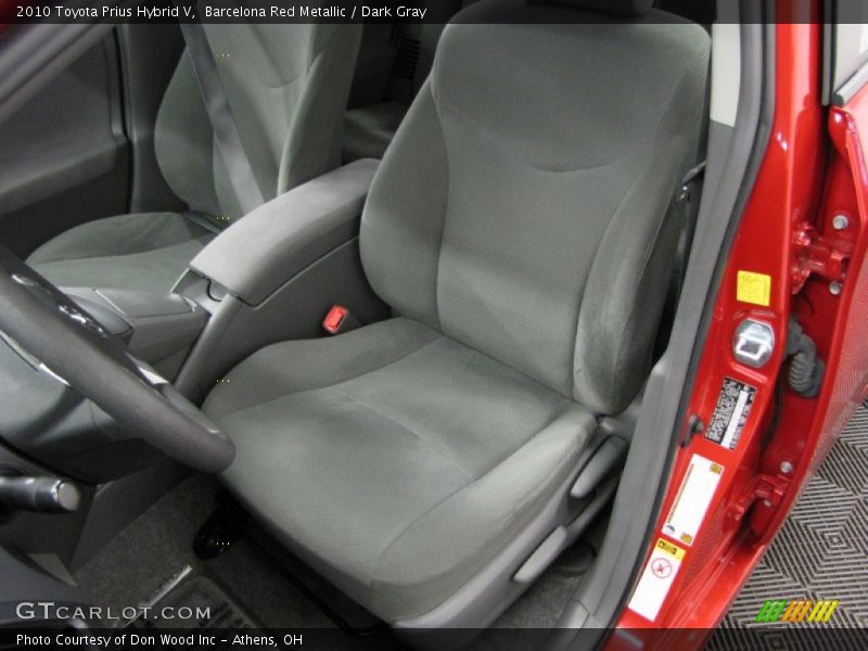 Barcelona Red Metallic / Dark Gray 2010 Toyota Prius Hybrid V