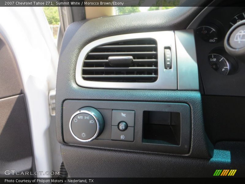 Summit White / Morocco Brown/Ebony 2007 Chevrolet Tahoe Z71