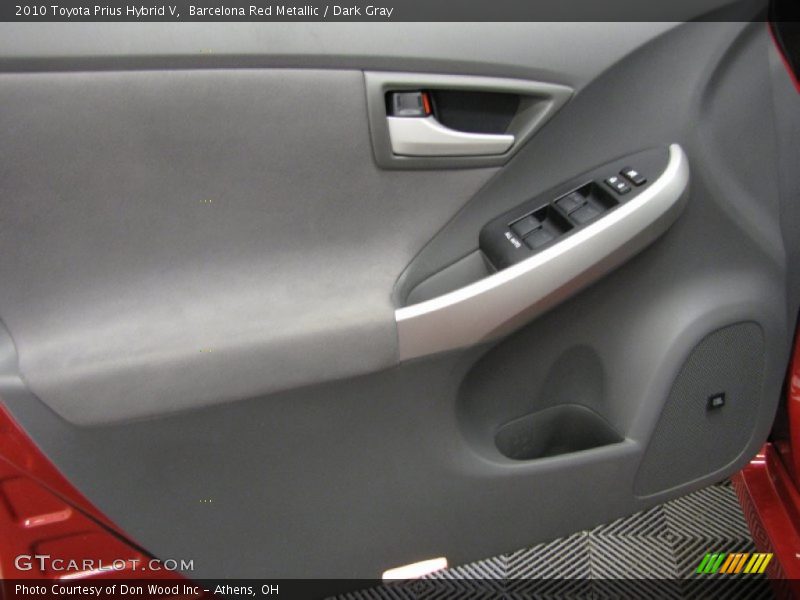 Barcelona Red Metallic / Dark Gray 2010 Toyota Prius Hybrid V