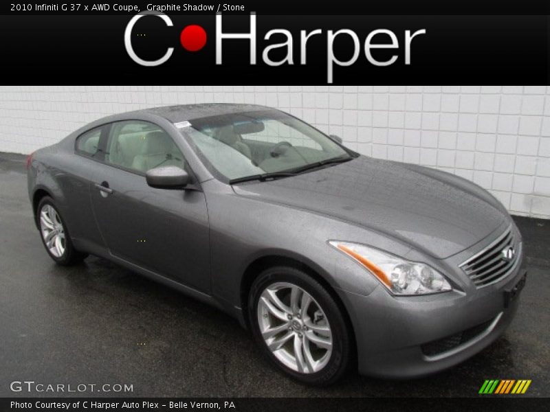 Graphite Shadow / Stone 2010 Infiniti G 37 x AWD Coupe