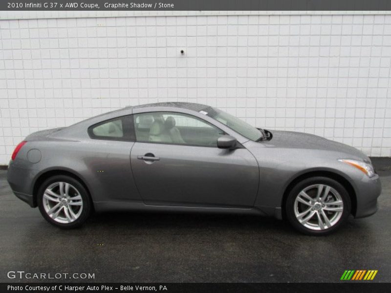 Graphite Shadow / Stone 2010 Infiniti G 37 x AWD Coupe