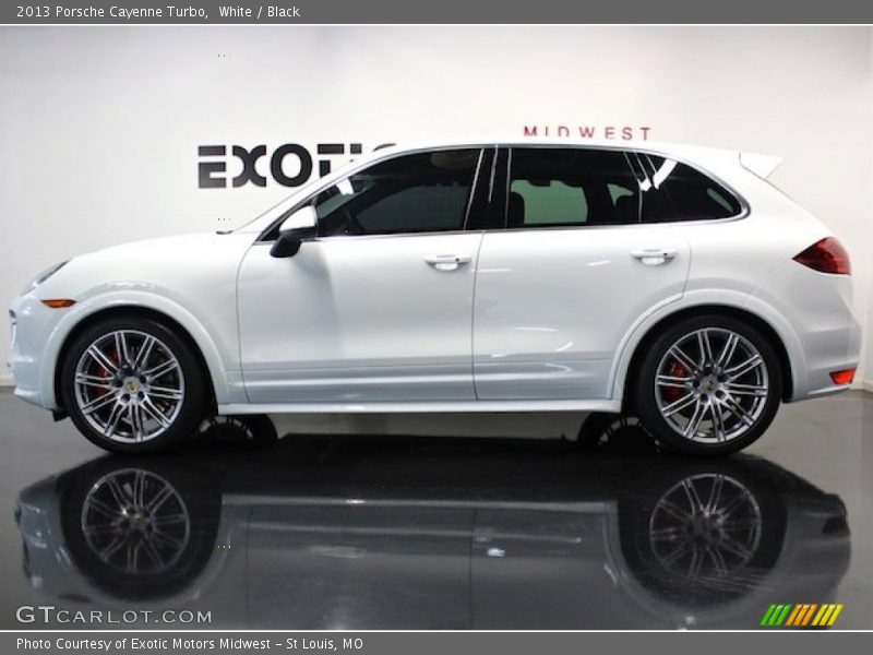 White / Black 2013 Porsche Cayenne Turbo