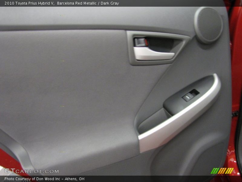 Barcelona Red Metallic / Dark Gray 2010 Toyota Prius Hybrid V