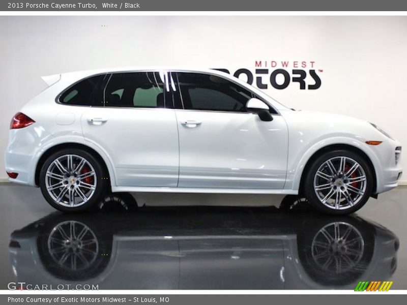 White / Black 2013 Porsche Cayenne Turbo