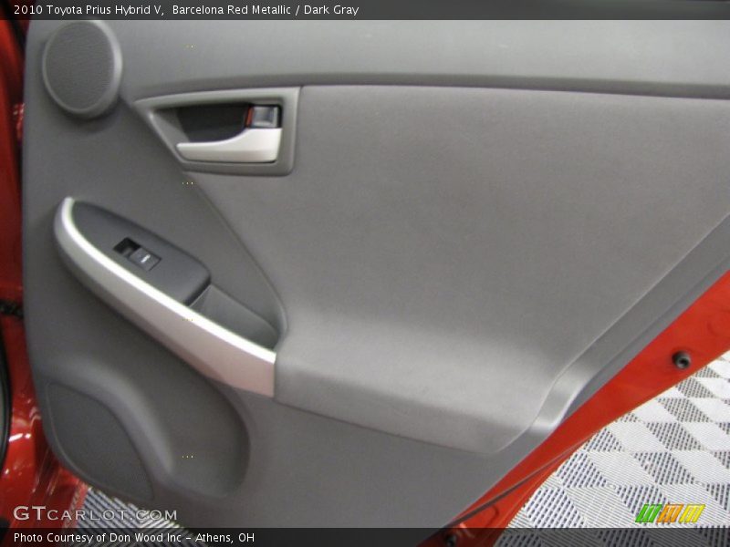 Barcelona Red Metallic / Dark Gray 2010 Toyota Prius Hybrid V