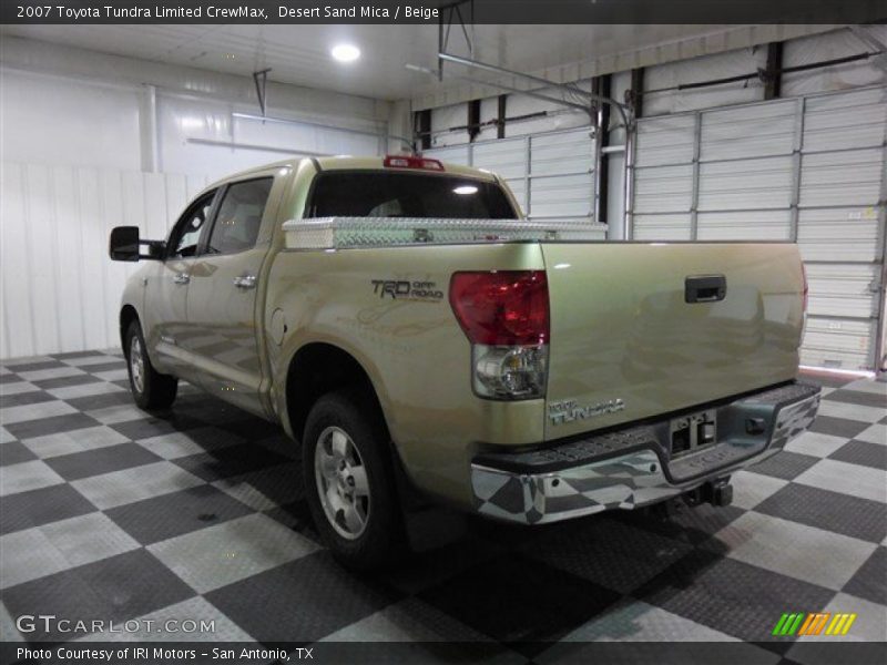 Desert Sand Mica / Beige 2007 Toyota Tundra Limited CrewMax