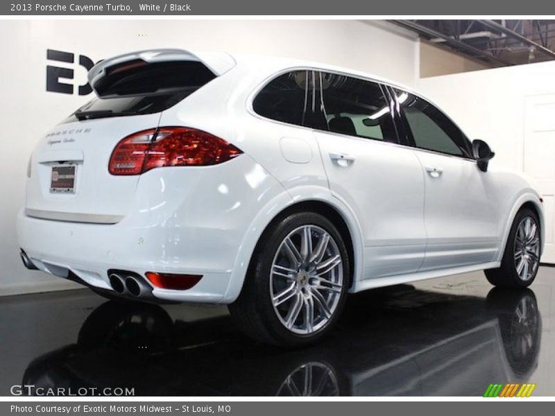 White / Black 2013 Porsche Cayenne Turbo