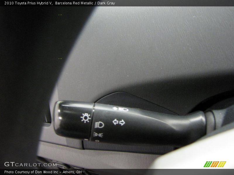 Barcelona Red Metallic / Dark Gray 2010 Toyota Prius Hybrid V