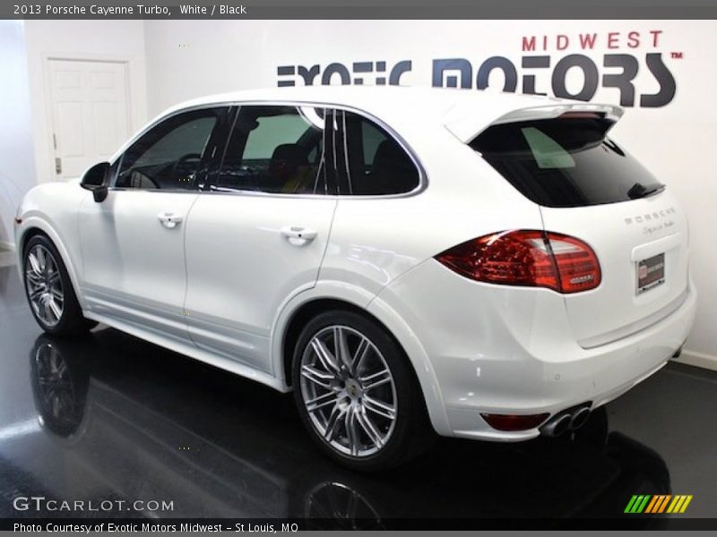 White / Black 2013 Porsche Cayenne Turbo