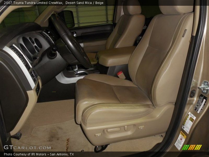 Desert Sand Mica / Beige 2007 Toyota Tundra Limited CrewMax