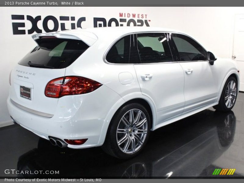 White / Black 2013 Porsche Cayenne Turbo