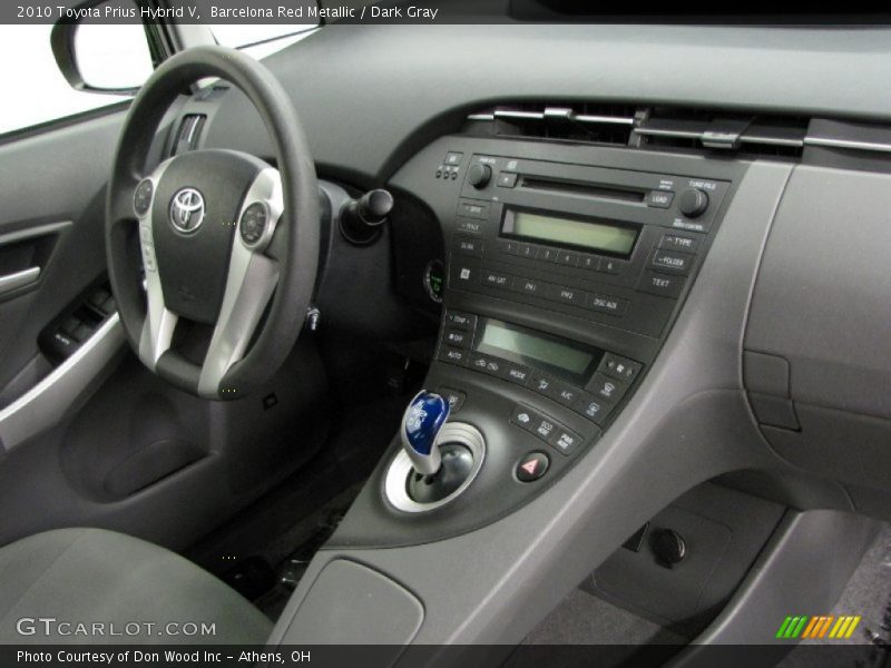 Barcelona Red Metallic / Dark Gray 2010 Toyota Prius Hybrid V