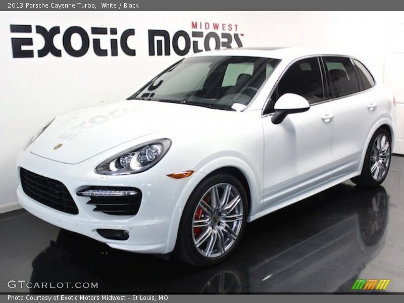 White / Black 2013 Porsche Cayenne Turbo