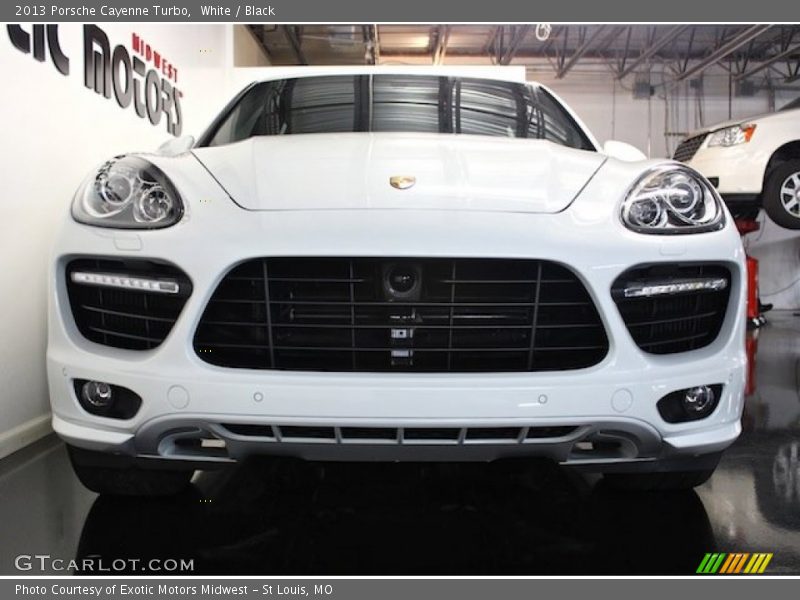 White / Black 2013 Porsche Cayenne Turbo
