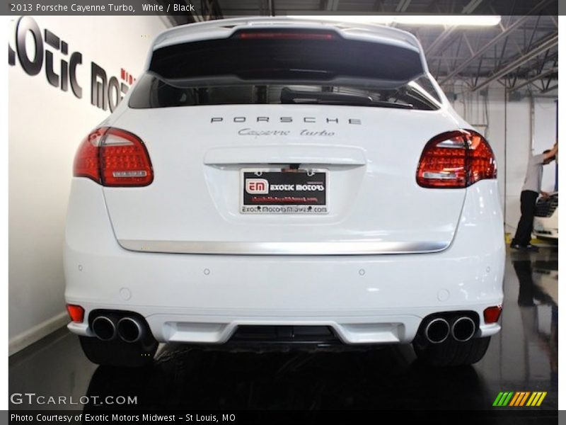 White / Black 2013 Porsche Cayenne Turbo