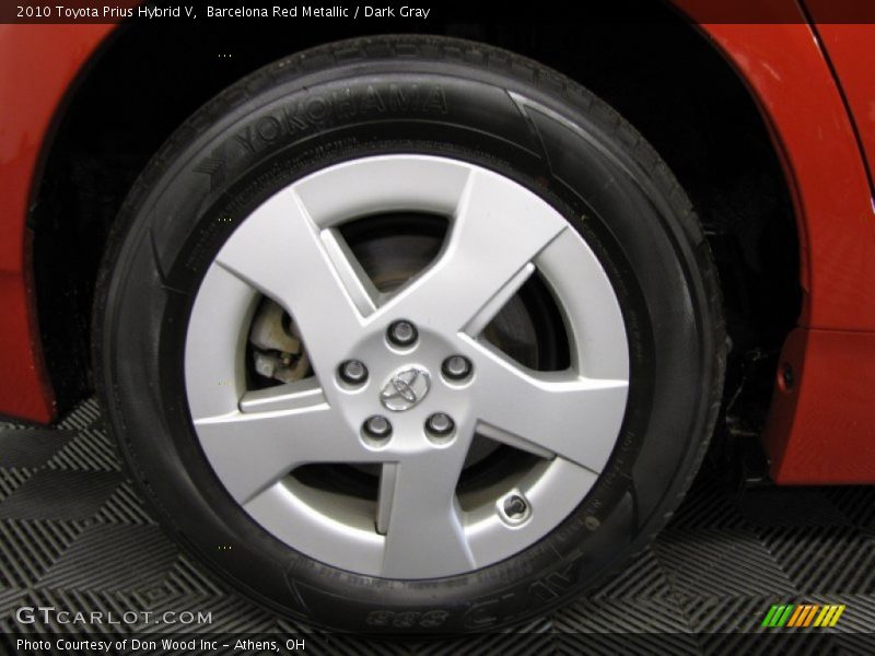 Barcelona Red Metallic / Dark Gray 2010 Toyota Prius Hybrid V