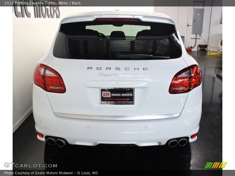White / Black 2013 Porsche Cayenne Turbo