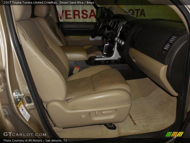 Desert Sand Mica / Beige 2007 Toyota Tundra Limited CrewMax
