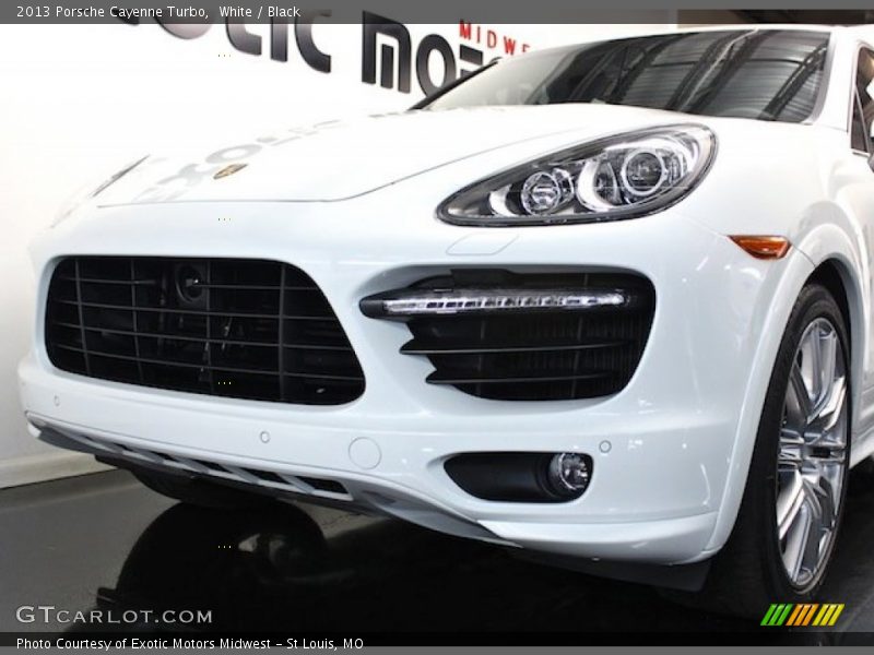 White / Black 2013 Porsche Cayenne Turbo