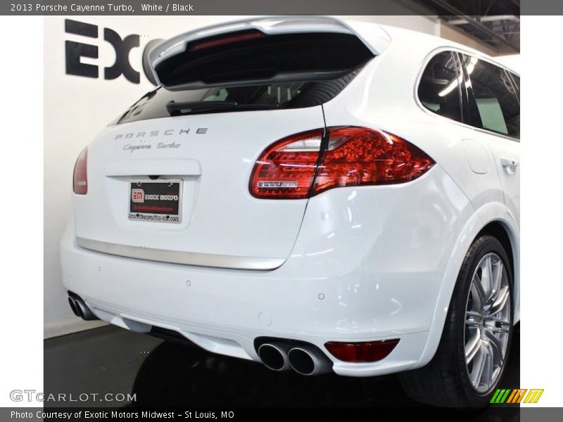White / Black 2013 Porsche Cayenne Turbo