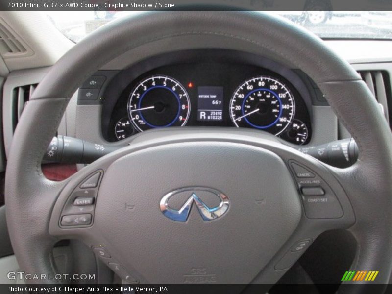Graphite Shadow / Stone 2010 Infiniti G 37 x AWD Coupe