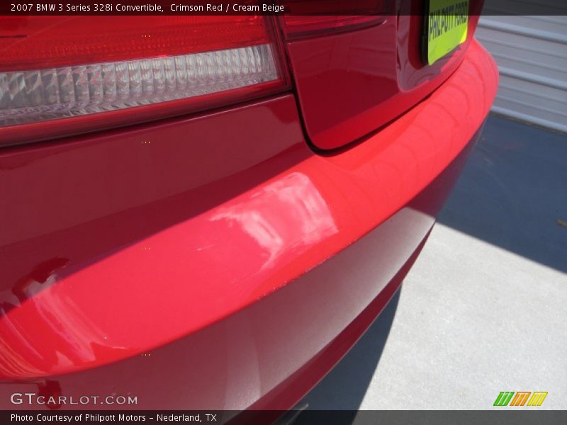 Crimson Red / Cream Beige 2007 BMW 3 Series 328i Convertible