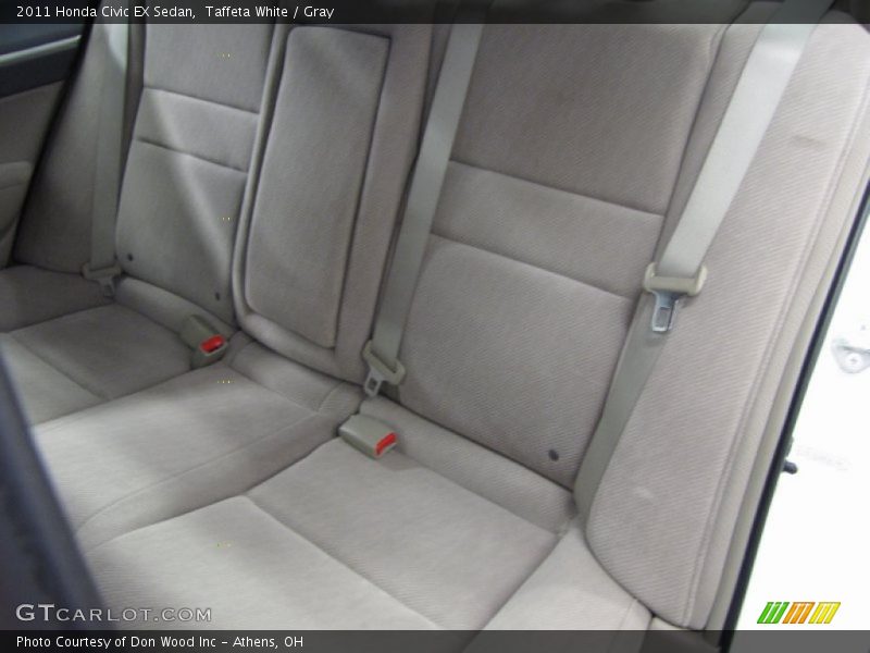 Taffeta White / Gray 2011 Honda Civic EX Sedan
