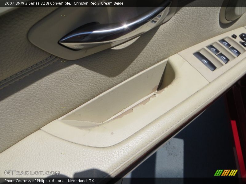 Crimson Red / Cream Beige 2007 BMW 3 Series 328i Convertible