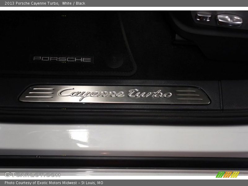 White / Black 2013 Porsche Cayenne Turbo