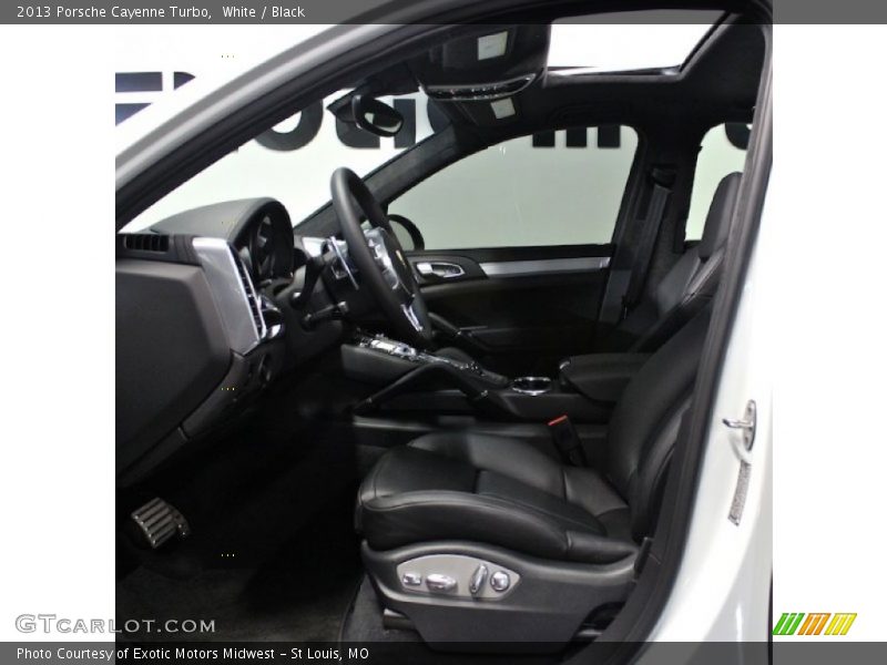 White / Black 2013 Porsche Cayenne Turbo