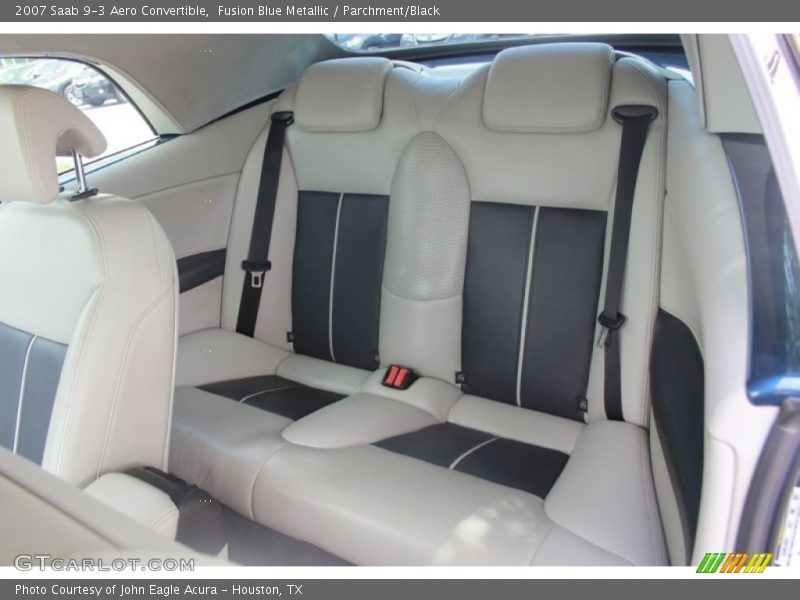 Fusion Blue Metallic / Parchment/Black 2007 Saab 9-3 Aero Convertible