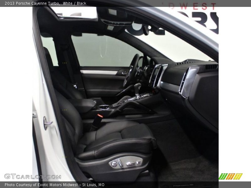 White / Black 2013 Porsche Cayenne Turbo