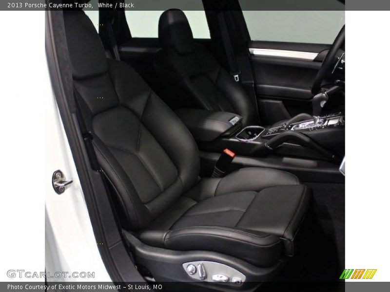 White / Black 2013 Porsche Cayenne Turbo